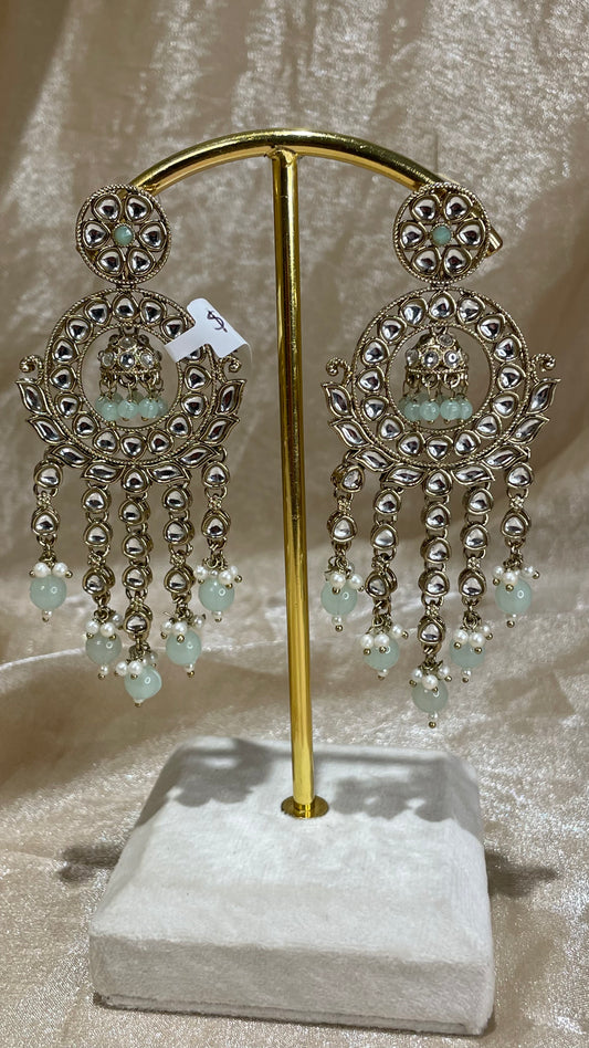 sky blue earrings