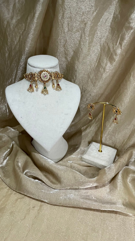 rajwadi choker set