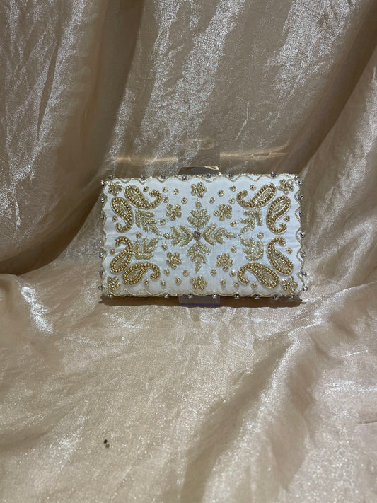 white purse