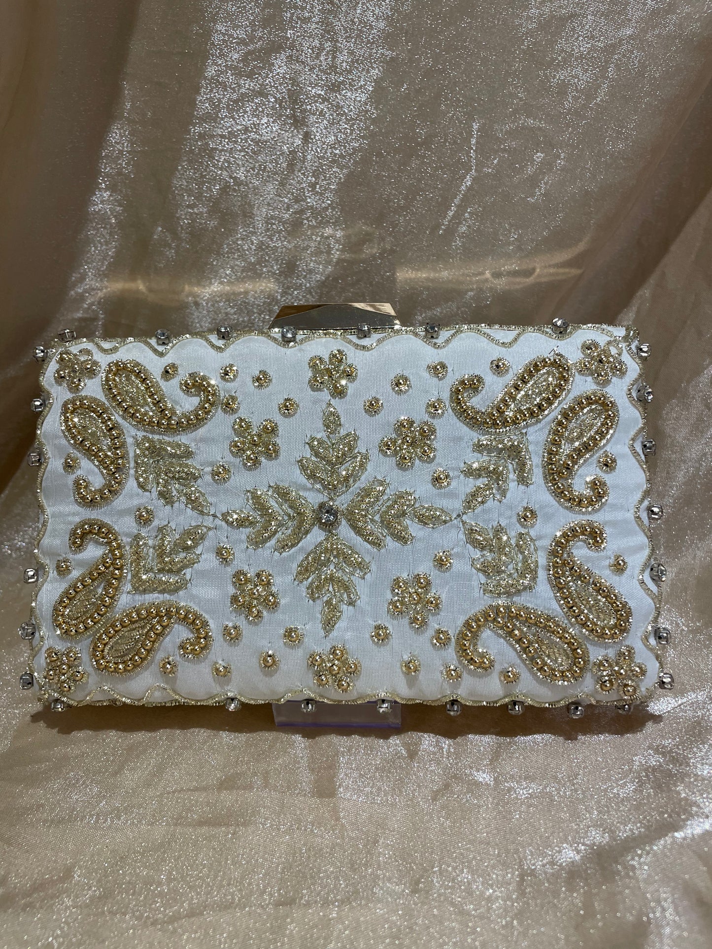 white purse