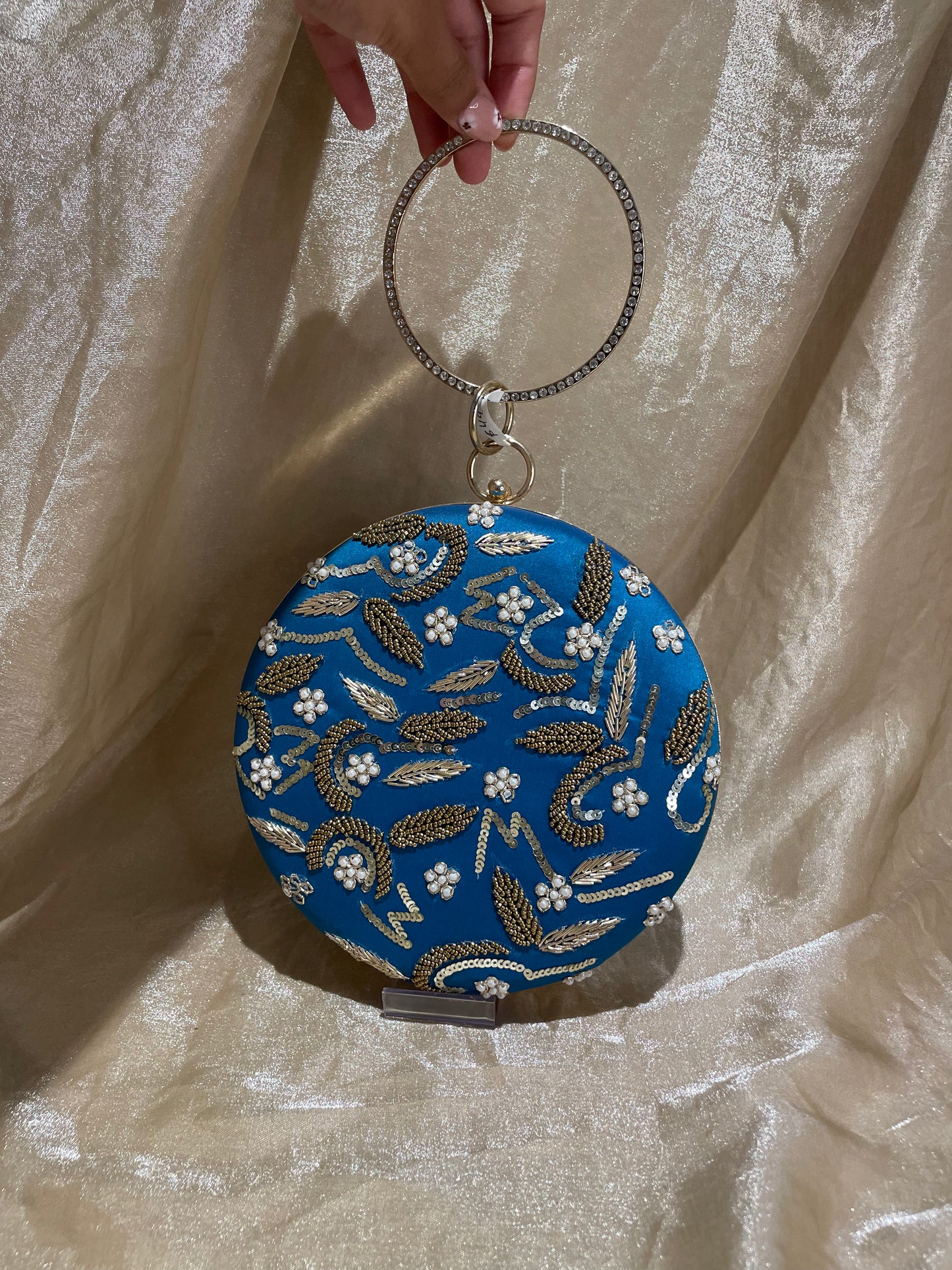 blue purse