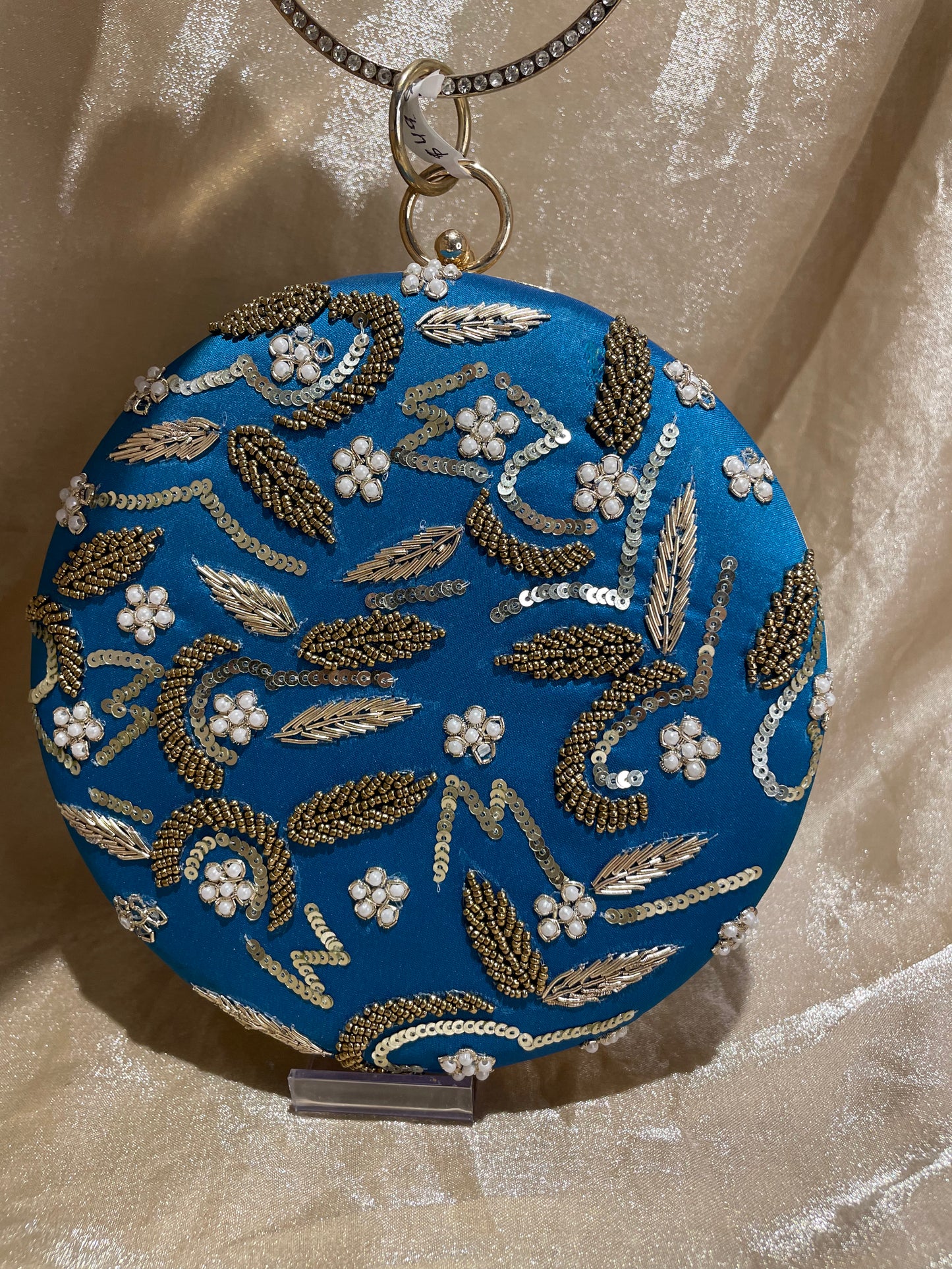 blue purse