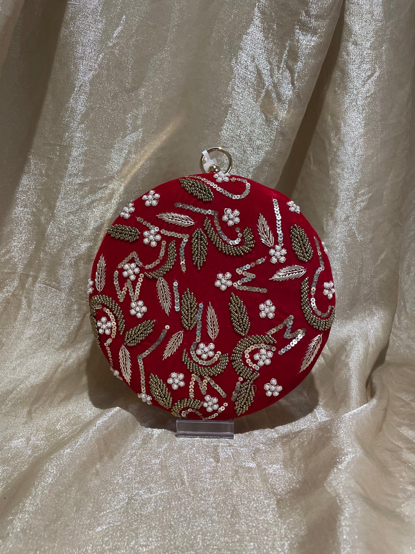 red purse