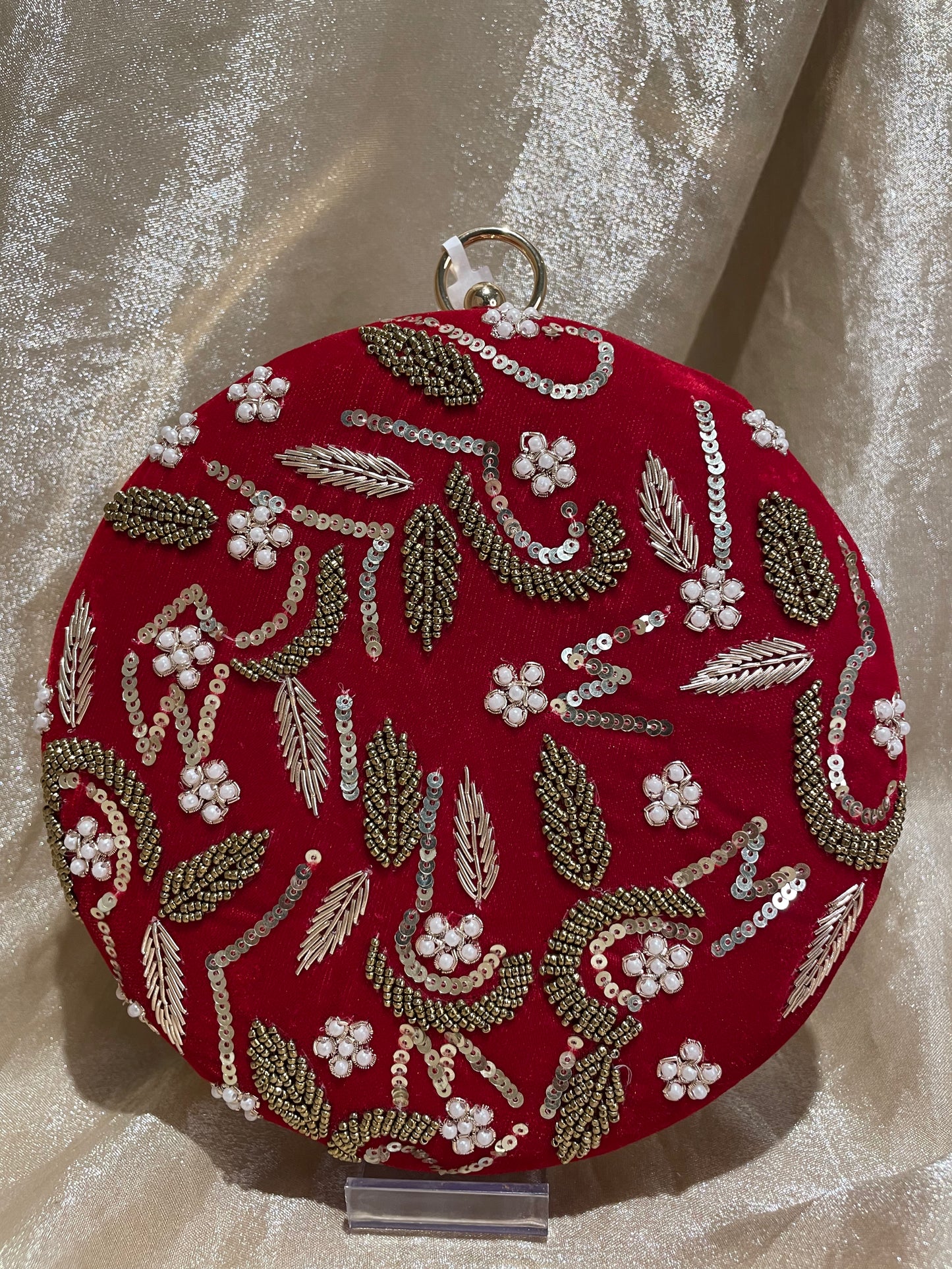 red purse