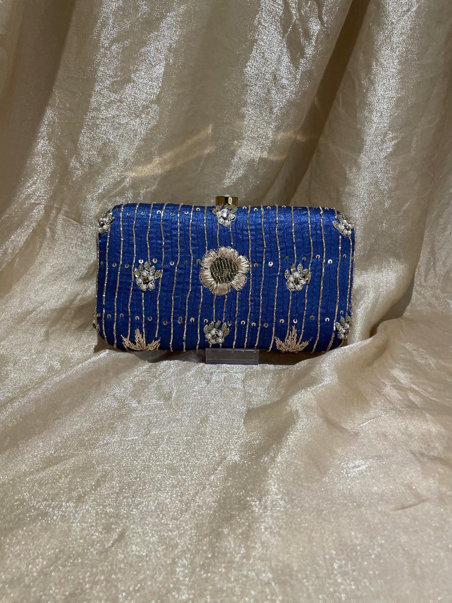 royal blue purse