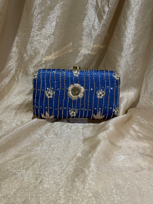 royal blue purse