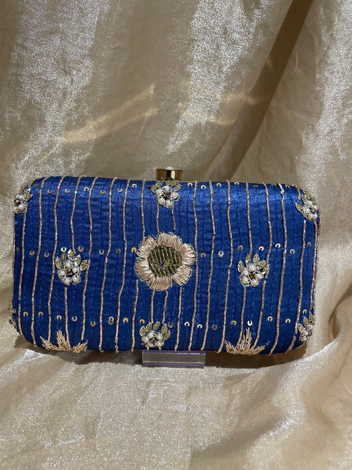 royal blue purse