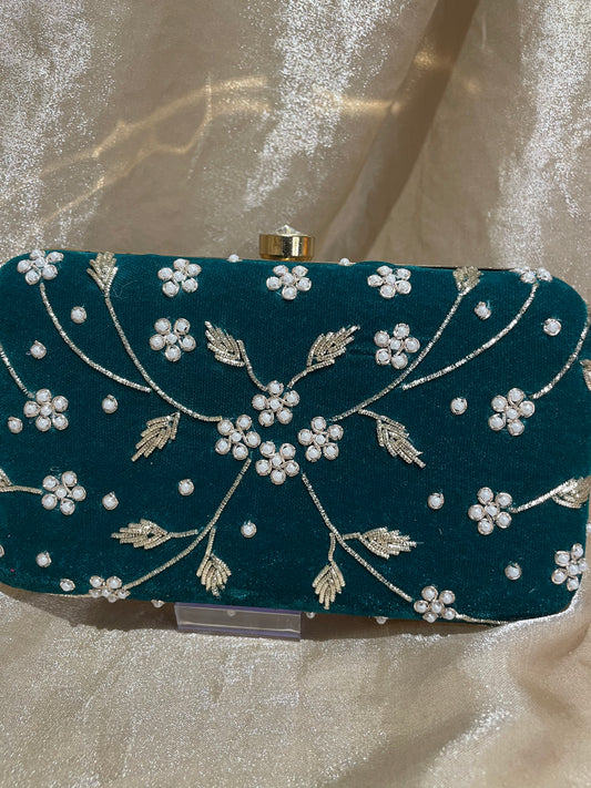 emerald green purse