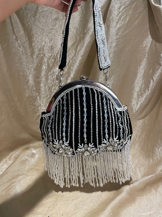 black potli purse