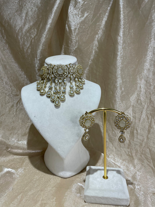 gold choker set