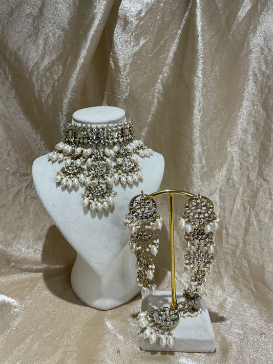 gold choker set