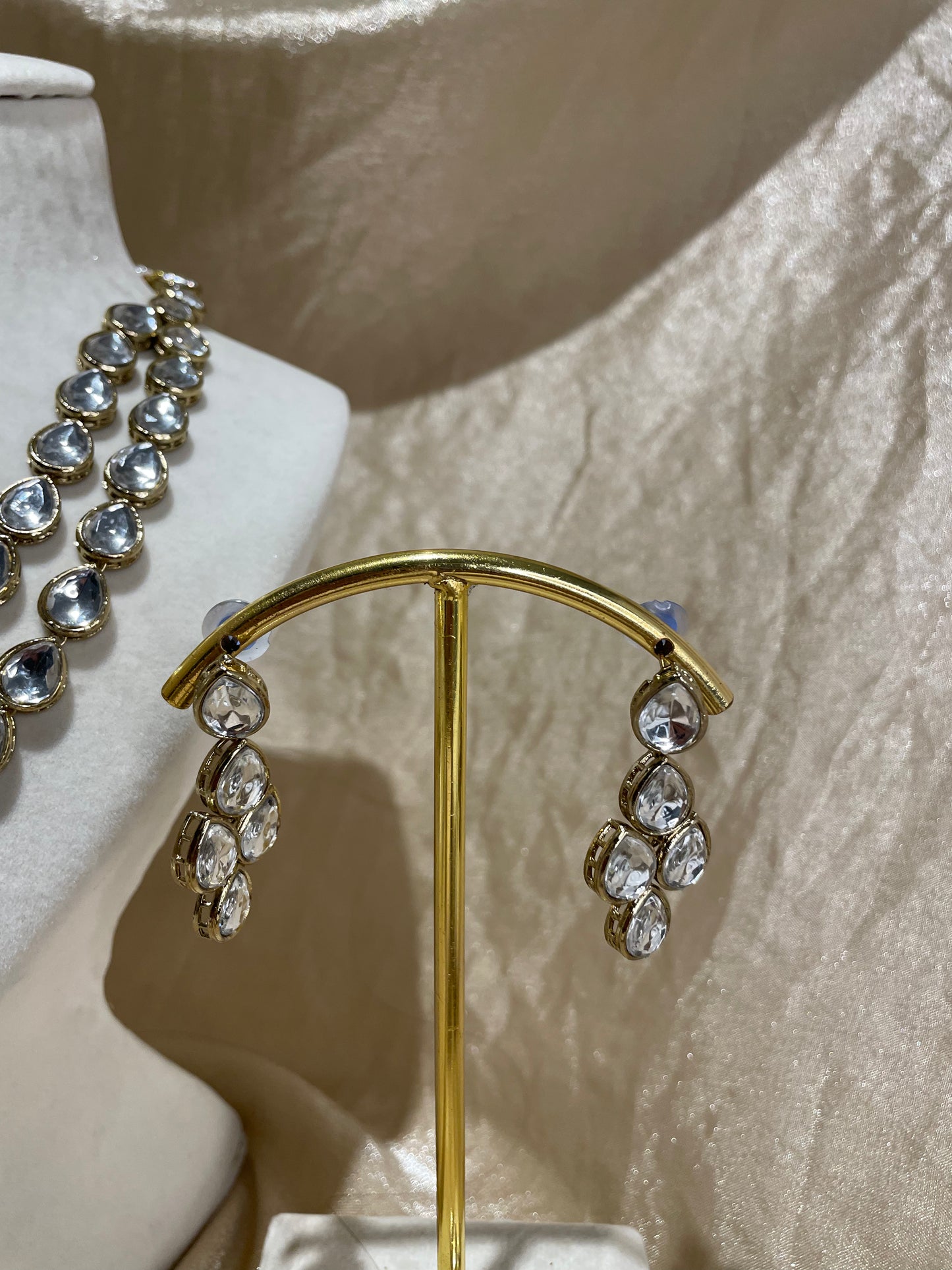 kundan layered necklace set