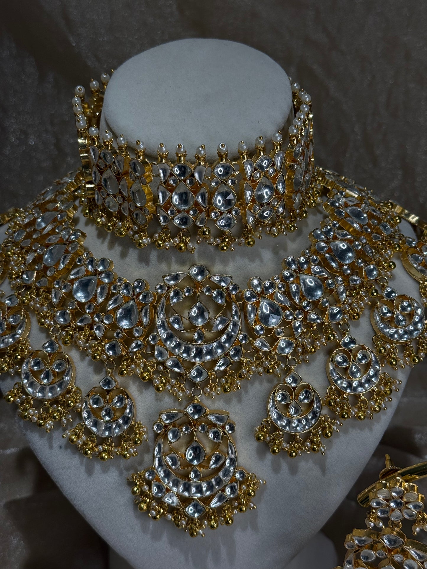 heavy 2 layer gold set