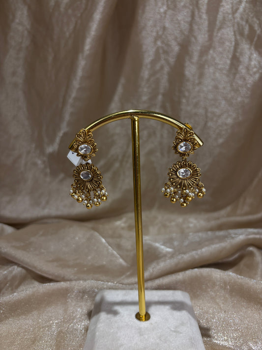 antique gold earrings