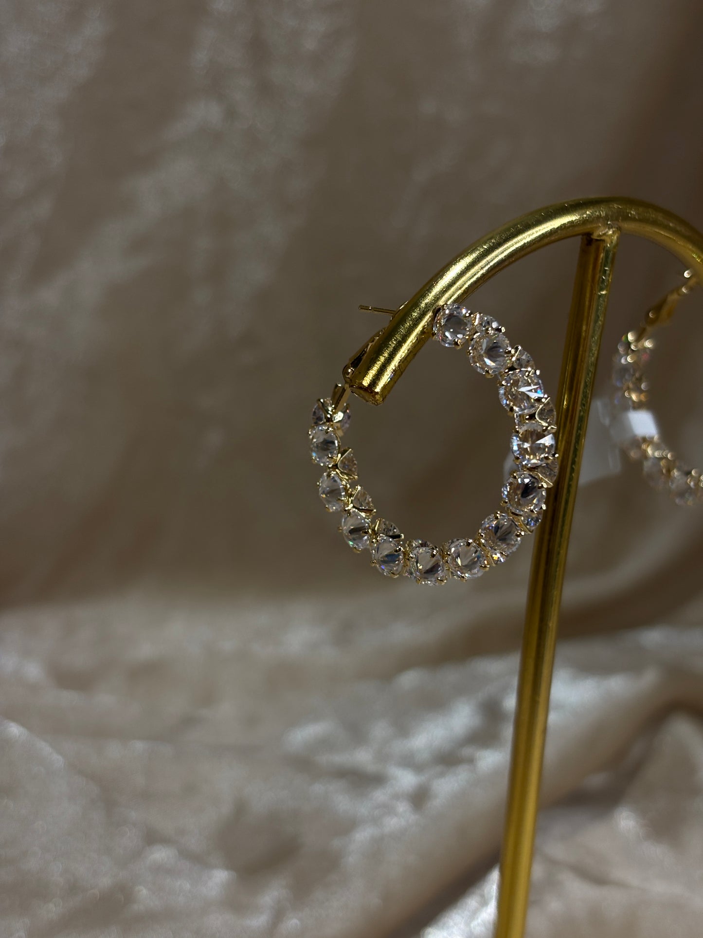 crystal earrings