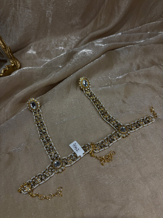 kundan hand accessories