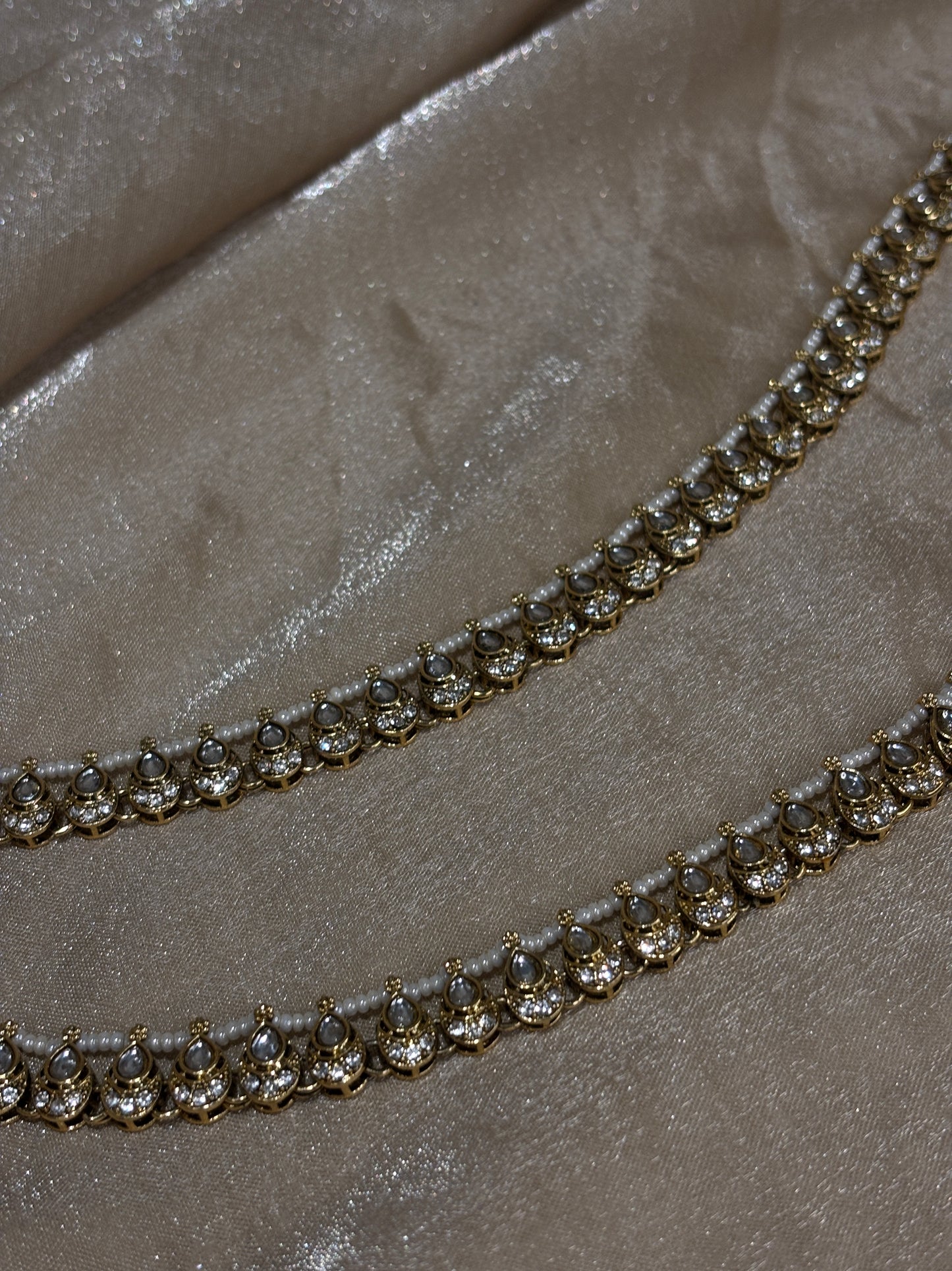 gold anklets