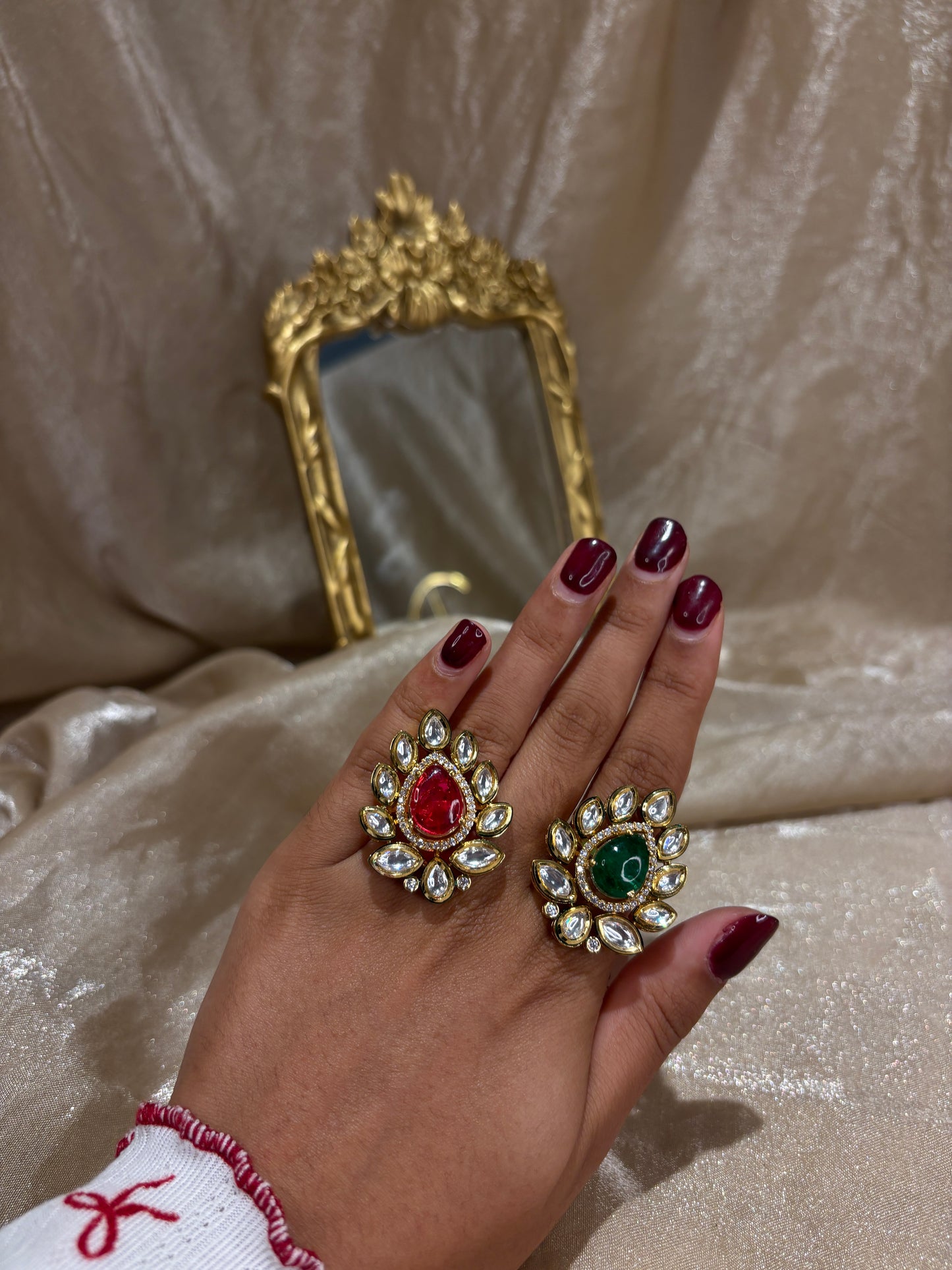 kundan ring