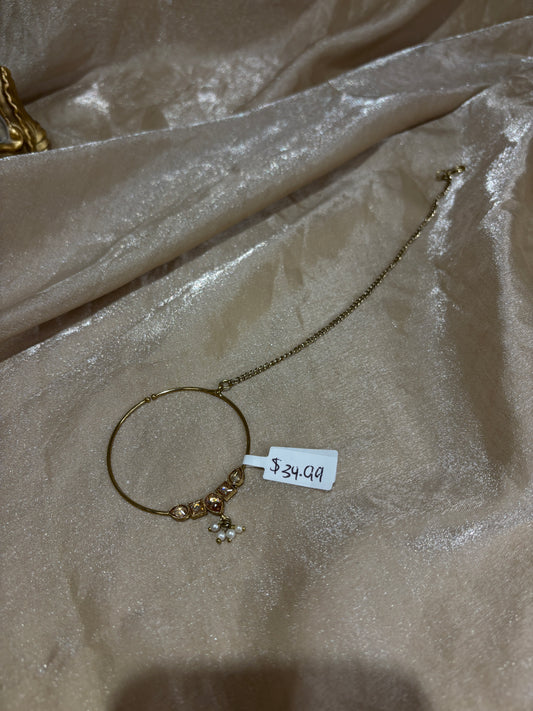 pearl nose ring