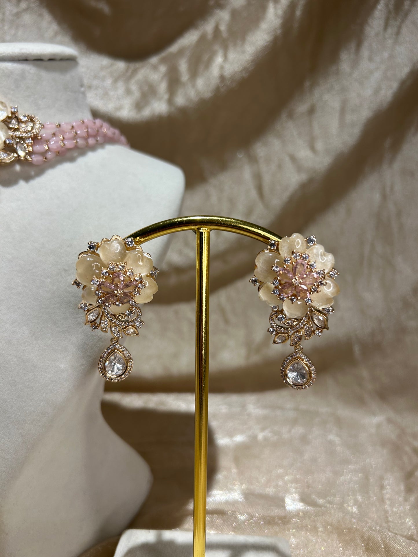 baby pink choker set