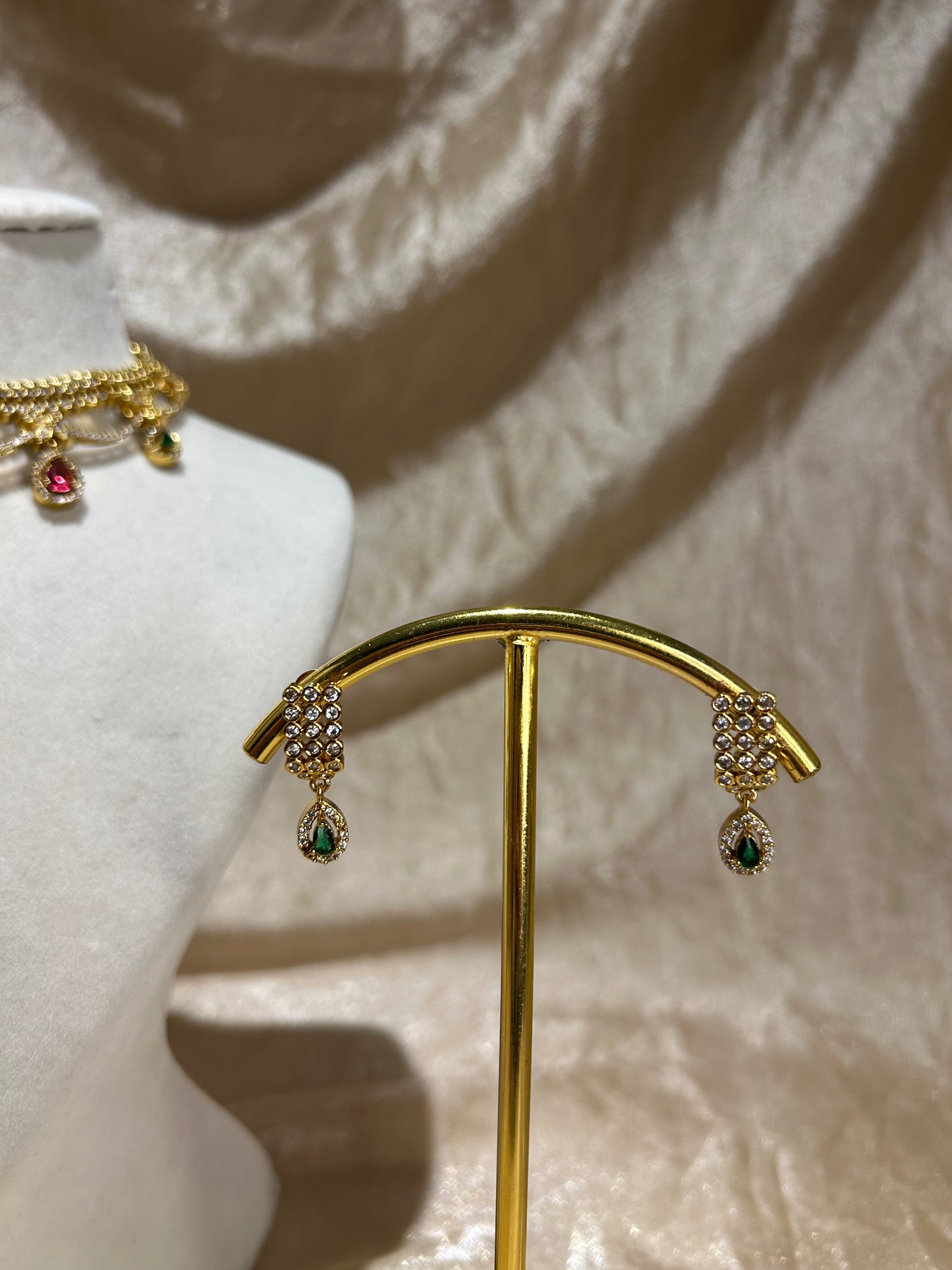 multi colour necklace set