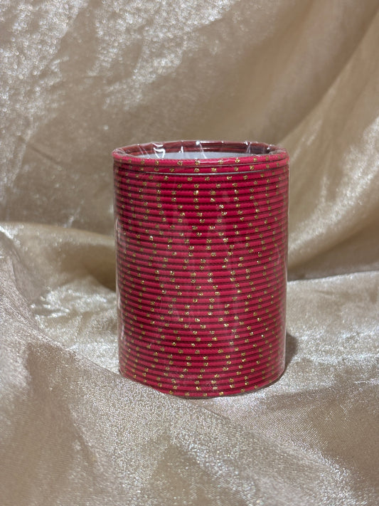 red bindi bangles
