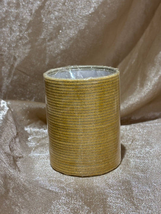 pale yellow velvet bangles