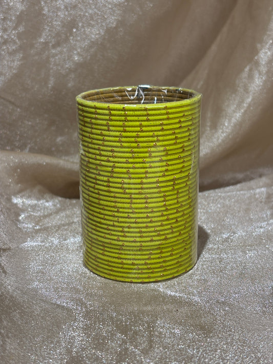 neon yellow bindi bangles