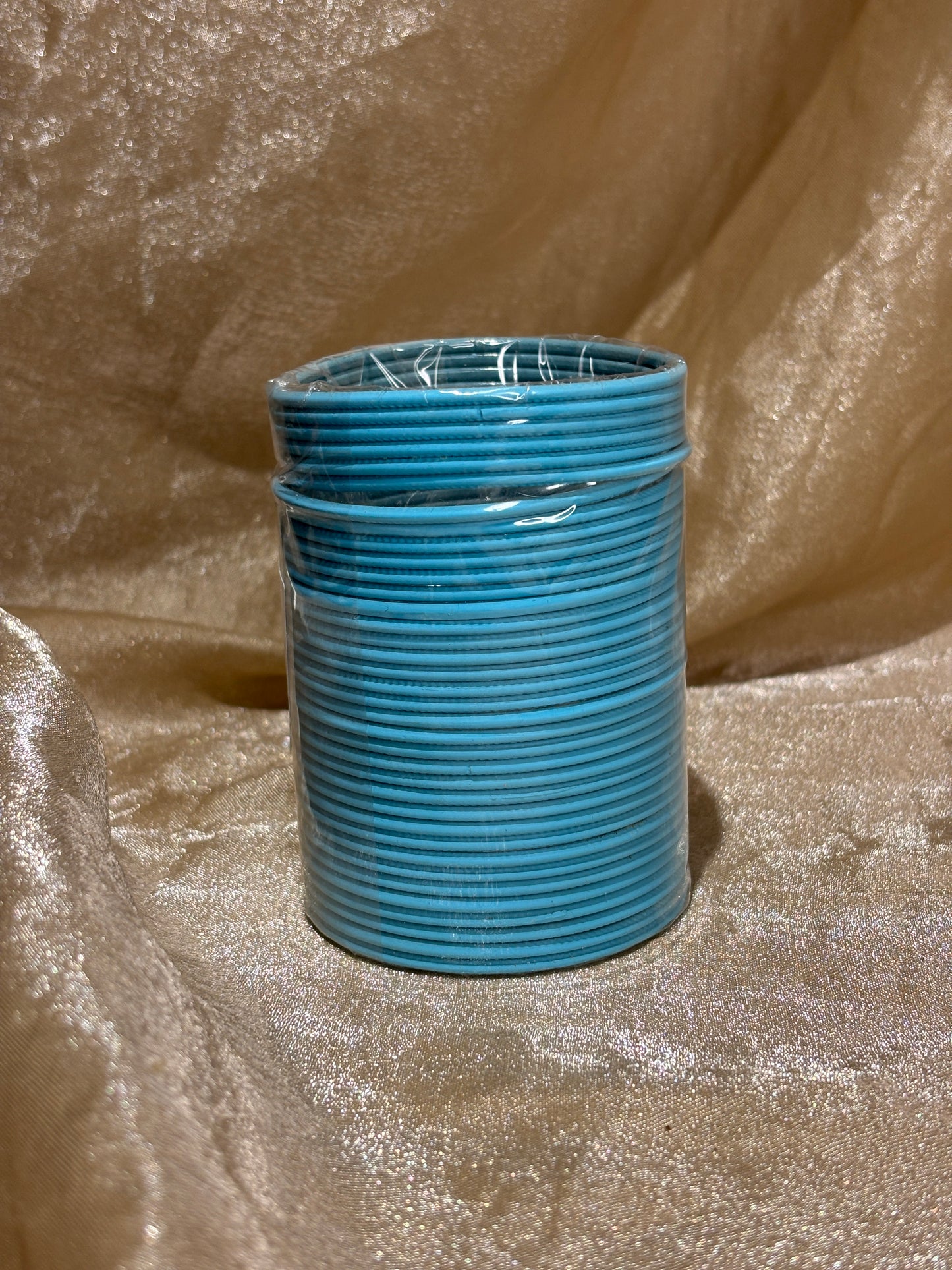 light blue plain bangles