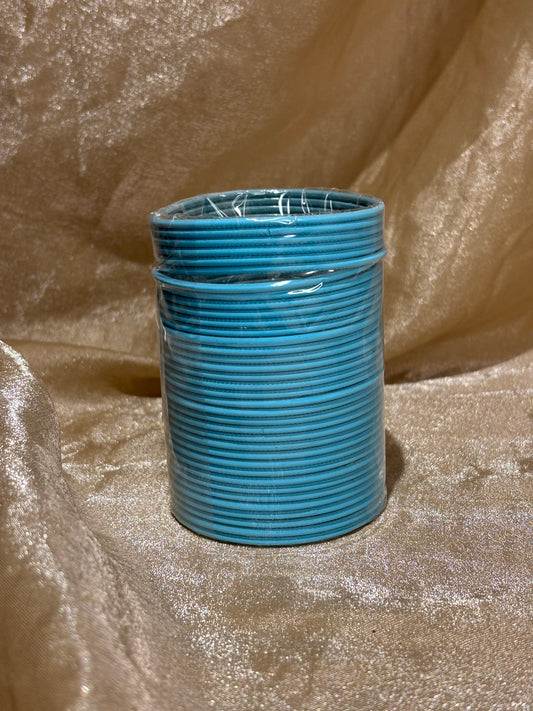 light blue plain bangles