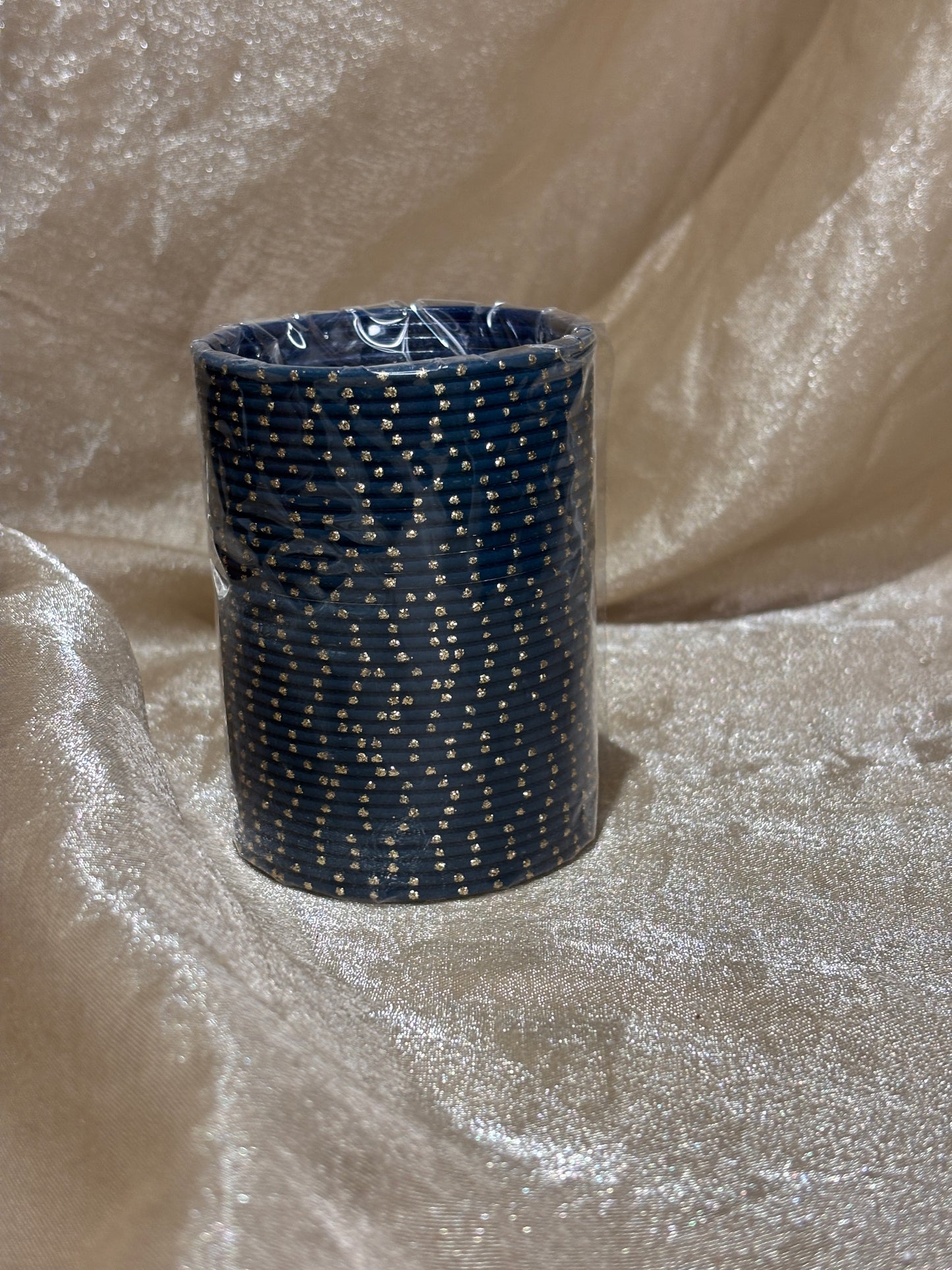 navy blue bindi bangles