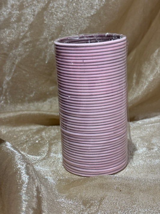 baby pink plain bangles