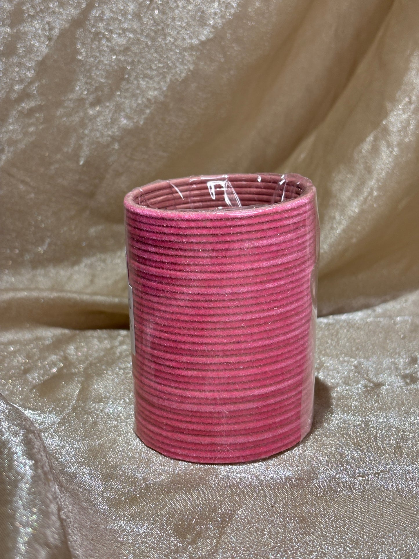 pink velvet bangles