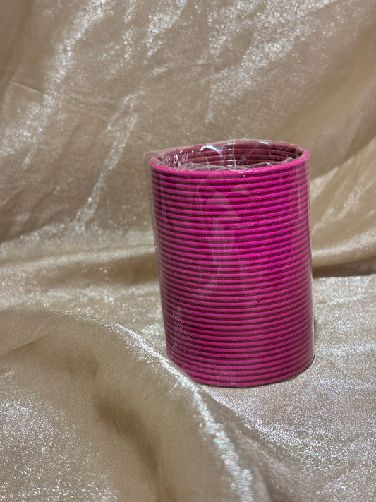 hot pink plain bangles