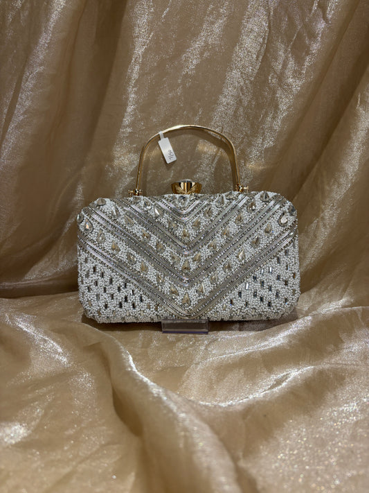 white purse