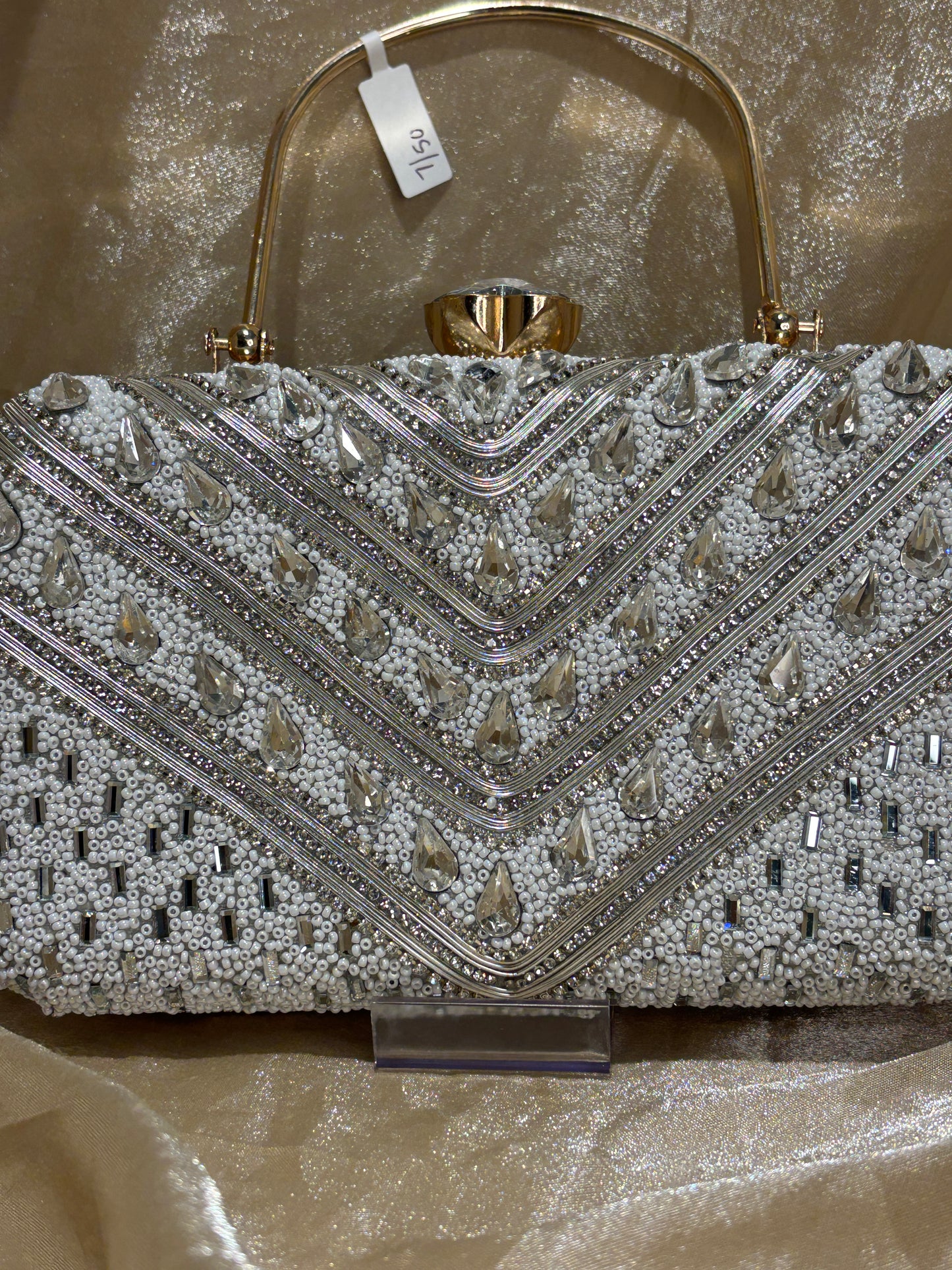 white purse