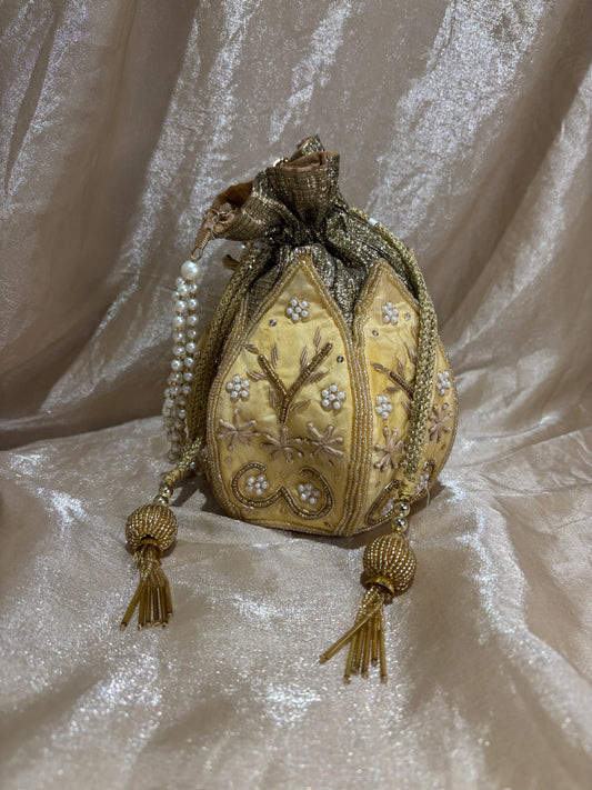 gold potli purse