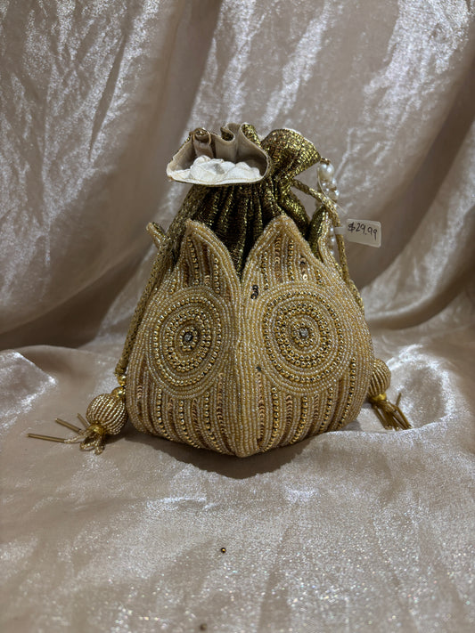 gold potli purse