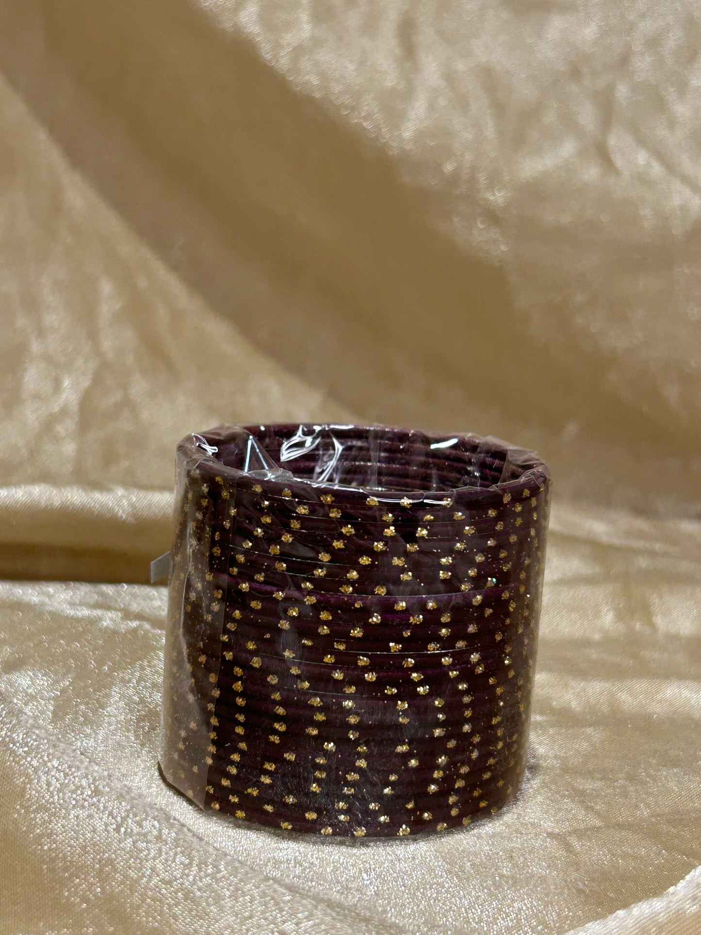 dark purple bindi bangles