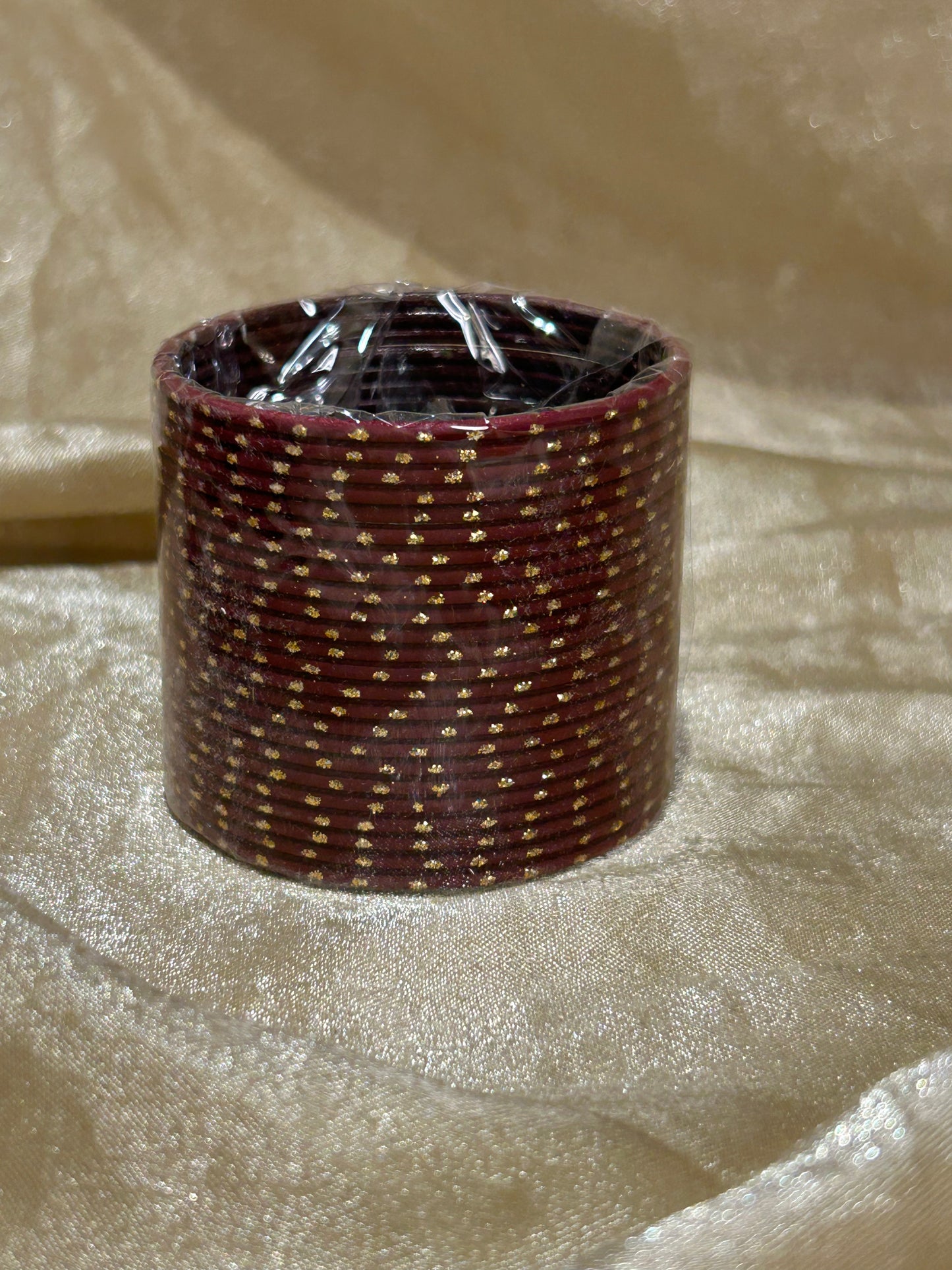 dark maroon bindi bangles