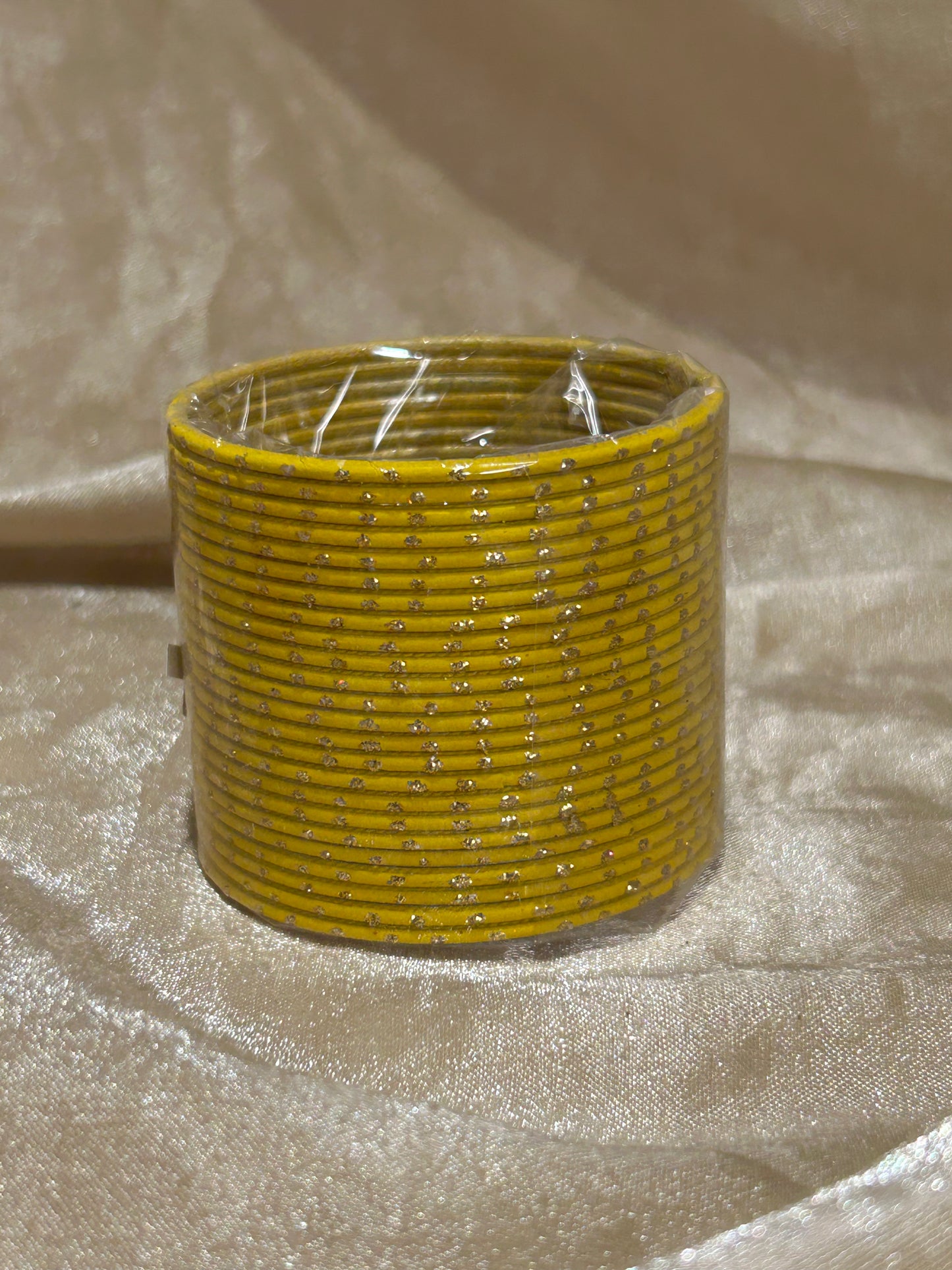 yellow bindi bangles