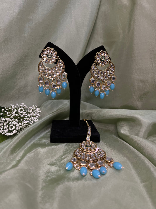 Frozi earring/tikka set