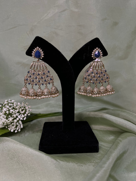 Royal blue earrings
