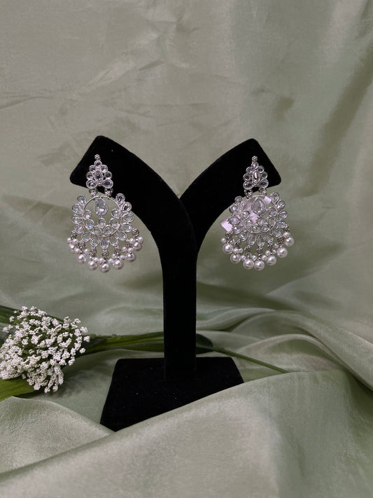 Silver earring