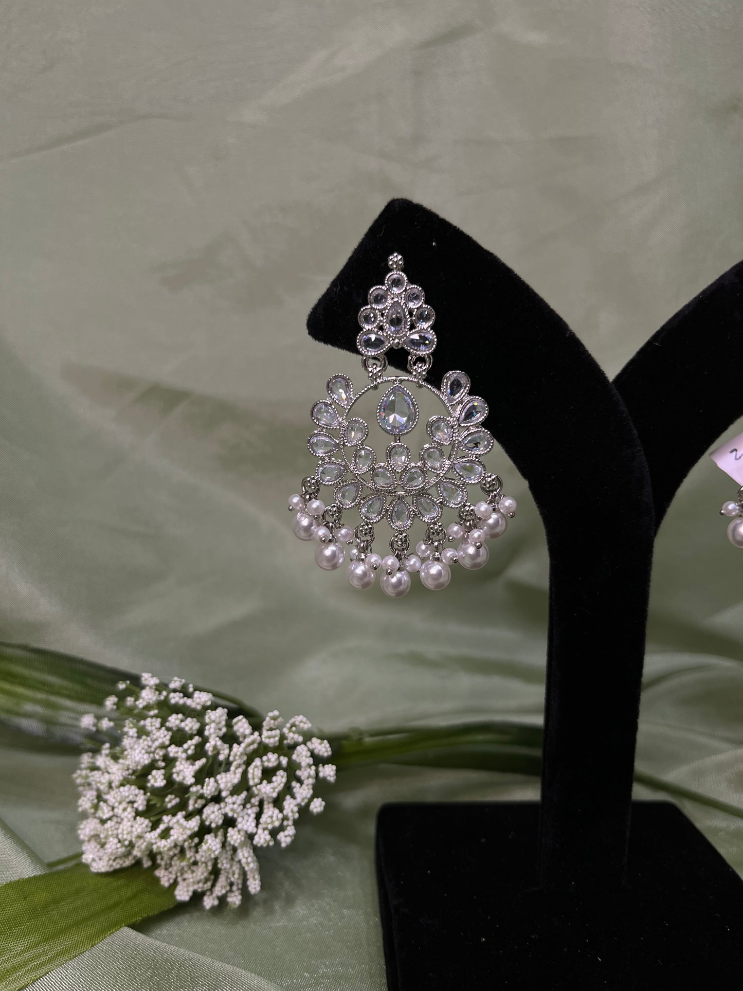 Silver earring