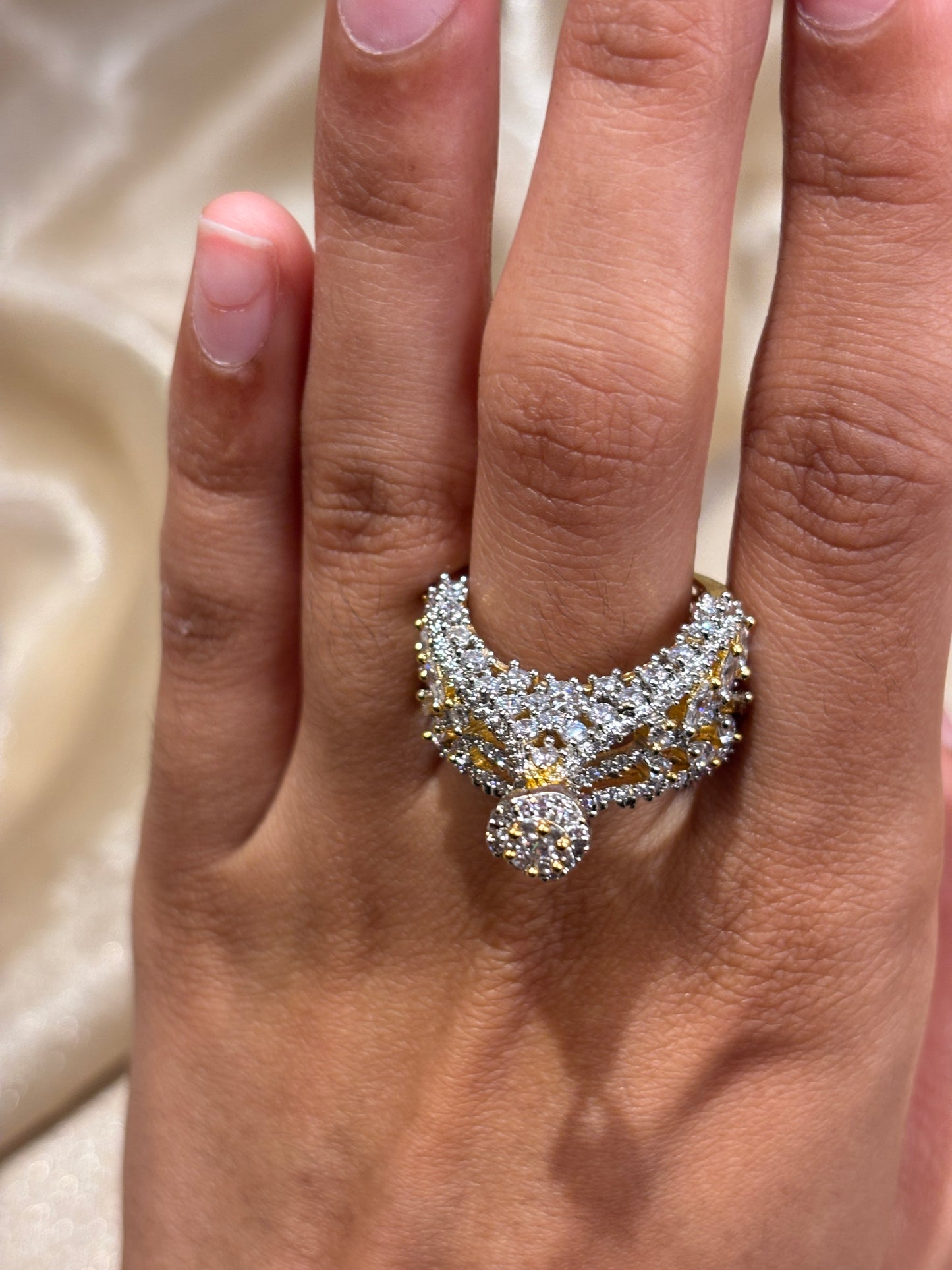 American diamond ring
