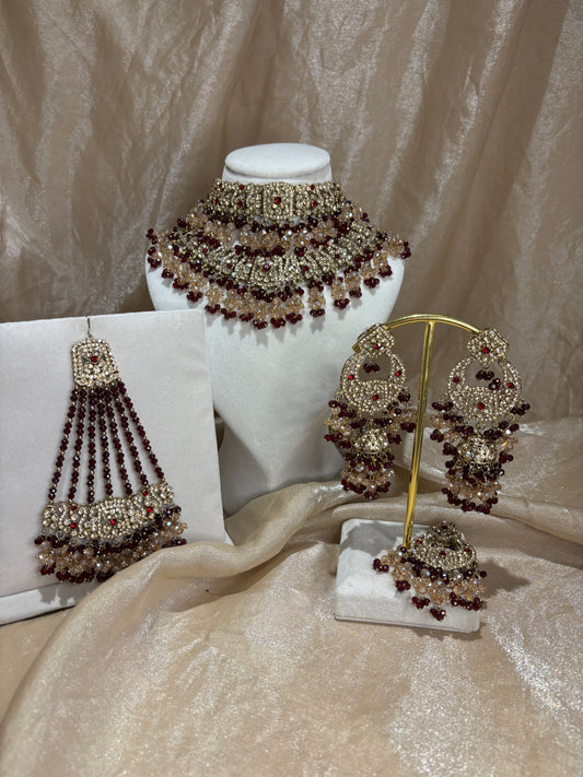 Heavy maroon set