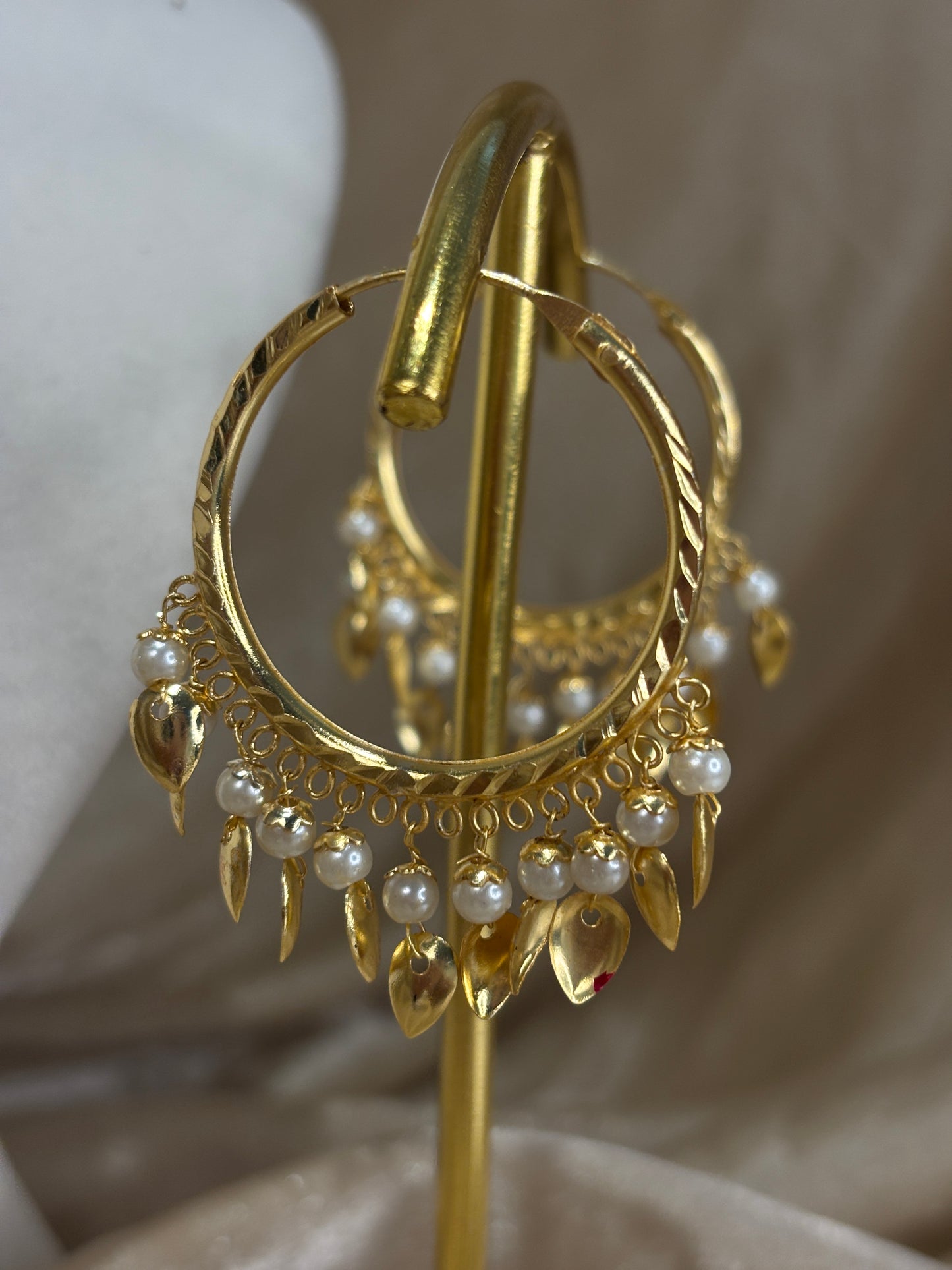 Small jadau necklace set