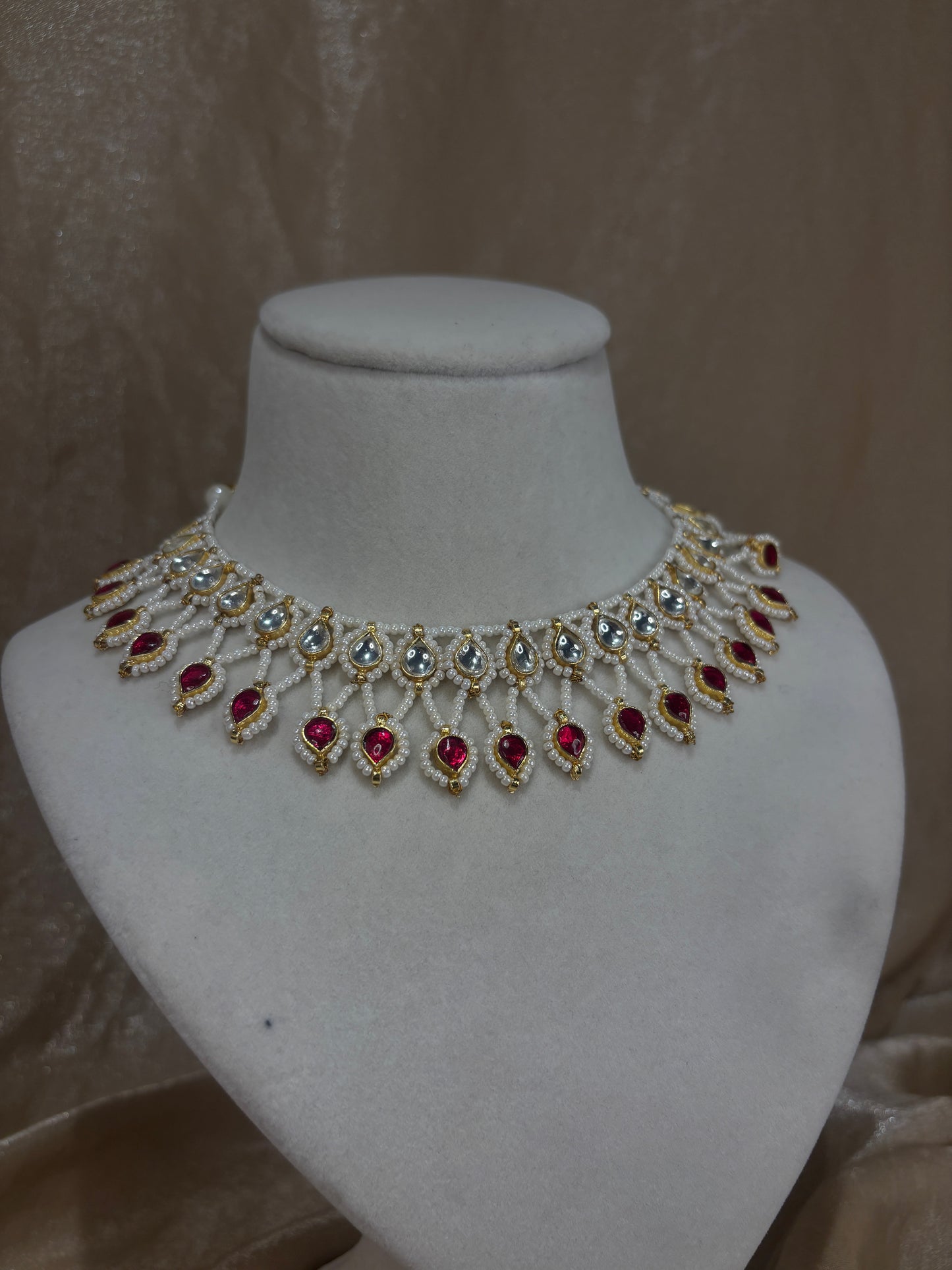Hot pink necklace