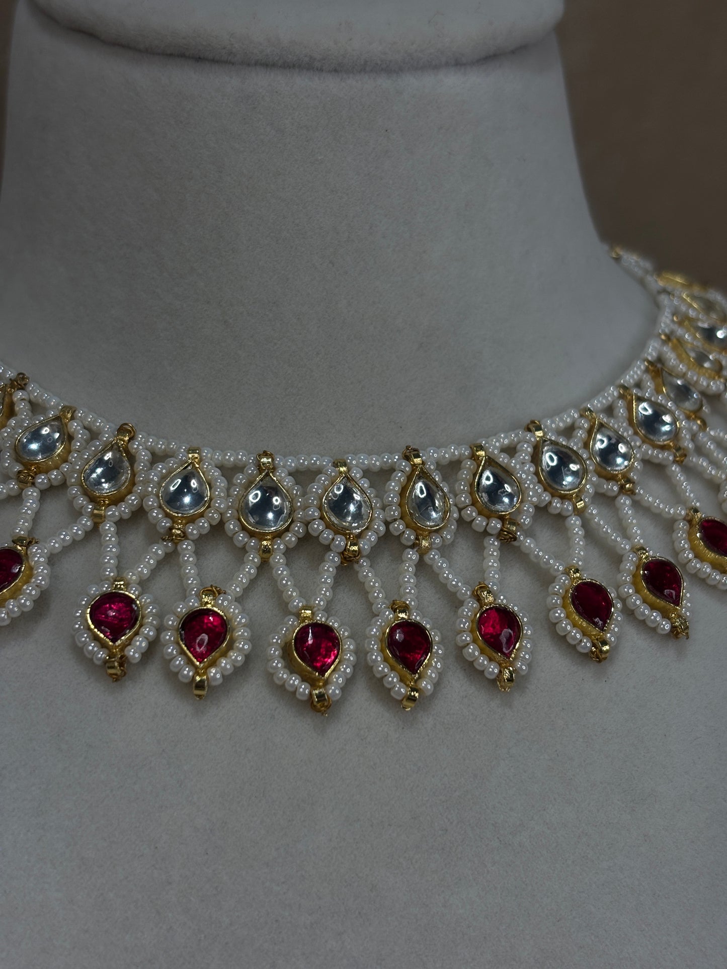 Hot pink necklace